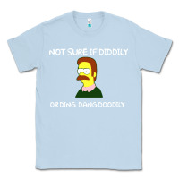 Dusty Blue ned flanders Classic Tee - artisFamous