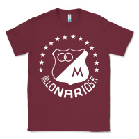 Burgundy millonarios futbol Classic Tee - artisFamous