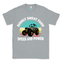 Heather Grey diddly squat farm speed and power Classic Tee - artisFamous