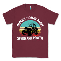 Burgundy diddly squat farm speed and power Classic Tee - artisFamous