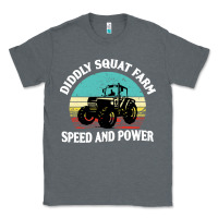 Charcoal Heather diddly squat farm speed and power Classic Tee - artisFamous