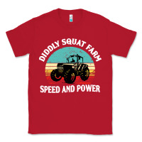 Red diddly squat farm speed and power Classic Tee - artisFamous