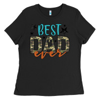 Black best dad ever Ladies Tee - Artiststas