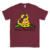 Burgundy please tread on me Classic Tee - artisFamous
