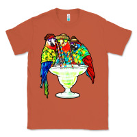 Copper parrots drinking margarita hawaiian Classic Tee - artisFamous