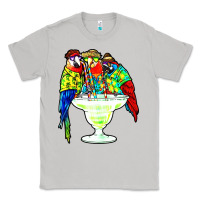 Moon Dust parrots drinking margarita hawaiian Classic Tee - artisFamous