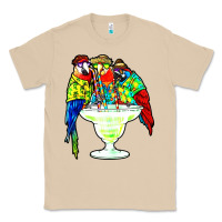 Mushroom parrots drinking margarita hawaiian Classic Tee - artisFamous