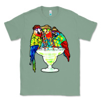 Sage parrots drinking margarita hawaiian Classic Tee - artisFamous