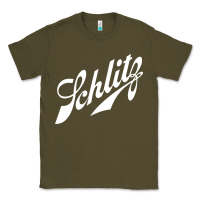 Army Green schlitz Classic Tee - artisFamous