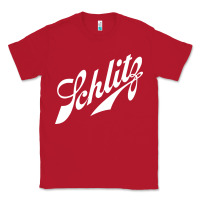 Red schlitz Classic Tee - artisFamous