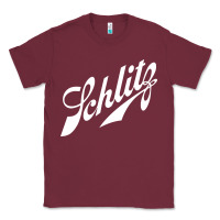 Burgundy schlitz Classic Tee - artisFamous