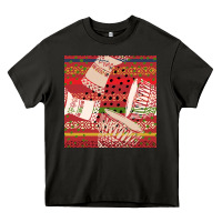 Asphalt african drum colorful seamless pattern Heavy Core Tee - BundleAndBundleShop