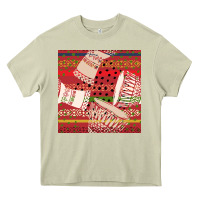 Mossy african drum colorful seamless pattern Heavy Core Tee - BundleAndBundleShop