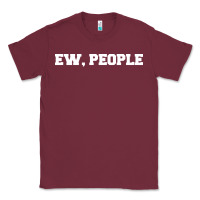 Burgundy Ew people Classic Tee - artisFamous