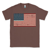 Chestnut american flag Classic Tee - artisFamous