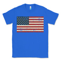 True Royal american flag Classic Tee - artisFamous