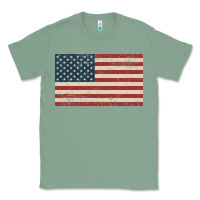 Sage american flag Classic Tee - artisFamous
