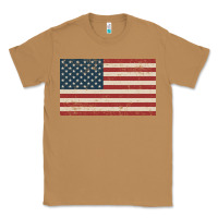 Toasted Coconut american flag Classic Tee - artisFamous