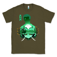 Army Green Zoro Classic Tee - artisFamous
