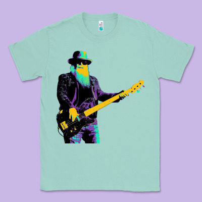 Legends Bassis Dusty Hill Classic Tee Designed By Artisfamous