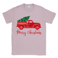 Lilac vintage red truck with christmas Classic Tee - artisFamous