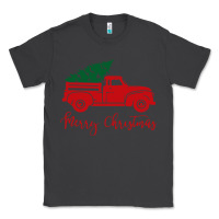 Smoke vintage red truck with christmas Classic Tee - artisFamous