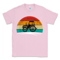 Bubblegum Pink vintage tractor Classic Tee - artisFamous