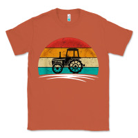 Copper vintage tractor Classic Tee - artisFamous