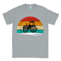Heather Grey vintage tractor Classic Tee - artisFamous