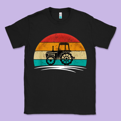 Vintage Tractor Classic Tee Designed By Artisfamous