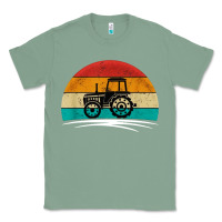 Sage vintage tractor Classic Tee - artisFamous