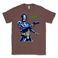 Chestnut 8bit robocop Classic Tee - artisFamous