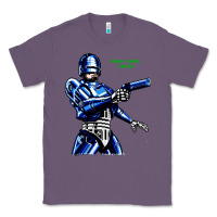 Lavender 8bit robocop Classic Tee - artisFamous