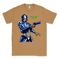 Toasted Coconut 8bit robocop Classic Tee - artisFamous