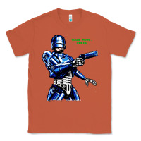 Copper 8bit robocop Classic Tee - artisFamous