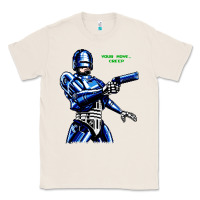 Natural 8bit robocop Classic Tee - artisFamous