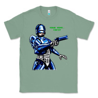 Sage 8bit robocop Classic Tee - artisFamous