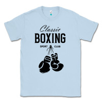 Dusty Blue boxing gym classic Classic Tee - artisFamous