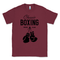 Burgundy boxing gym classic Classic Tee - artisFamous