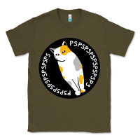 Army Green calico cat Classic Tee - artisFamous