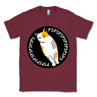 Burgundy calico cat Classic Tee - artisFamous