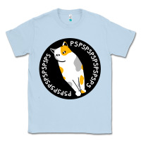 Dusty Blue calico cat Classic Tee - artisFamous