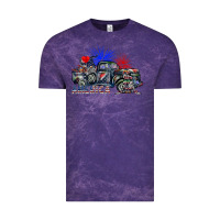 Cloud Purple america Vintage Tee - SublimationCraftShop