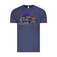 Vintage Denim america Vintage Tee - SublimationCraftShop