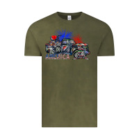 Vintage Olive america Vintage Tee - SublimationCraftShop