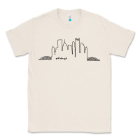 Natural pittsburgh skyline city Classic Tee - artisFamous