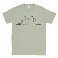 Matcha pittsburgh skyline city Classic Tee - artisFamous