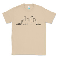 Mushroom pittsburgh skyline city Classic Tee - artisFamous