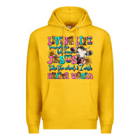 Lemon living life somewhere between jesus take the wheel Premium Hoodie - AdoDesignShop