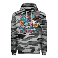 Slate Camo living life somewhere between jesus take the wheel Premium Hoodie - AdoDesignShop